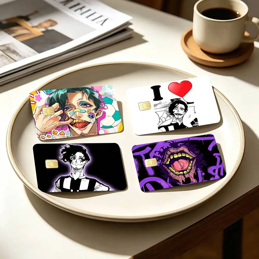 Ubers Team Core PlayerAnime IP Don Lorenzo   4pcs 1Set Card Stickers Small Waterproof Chip 4PCS Card Sticker Anti-Scratch