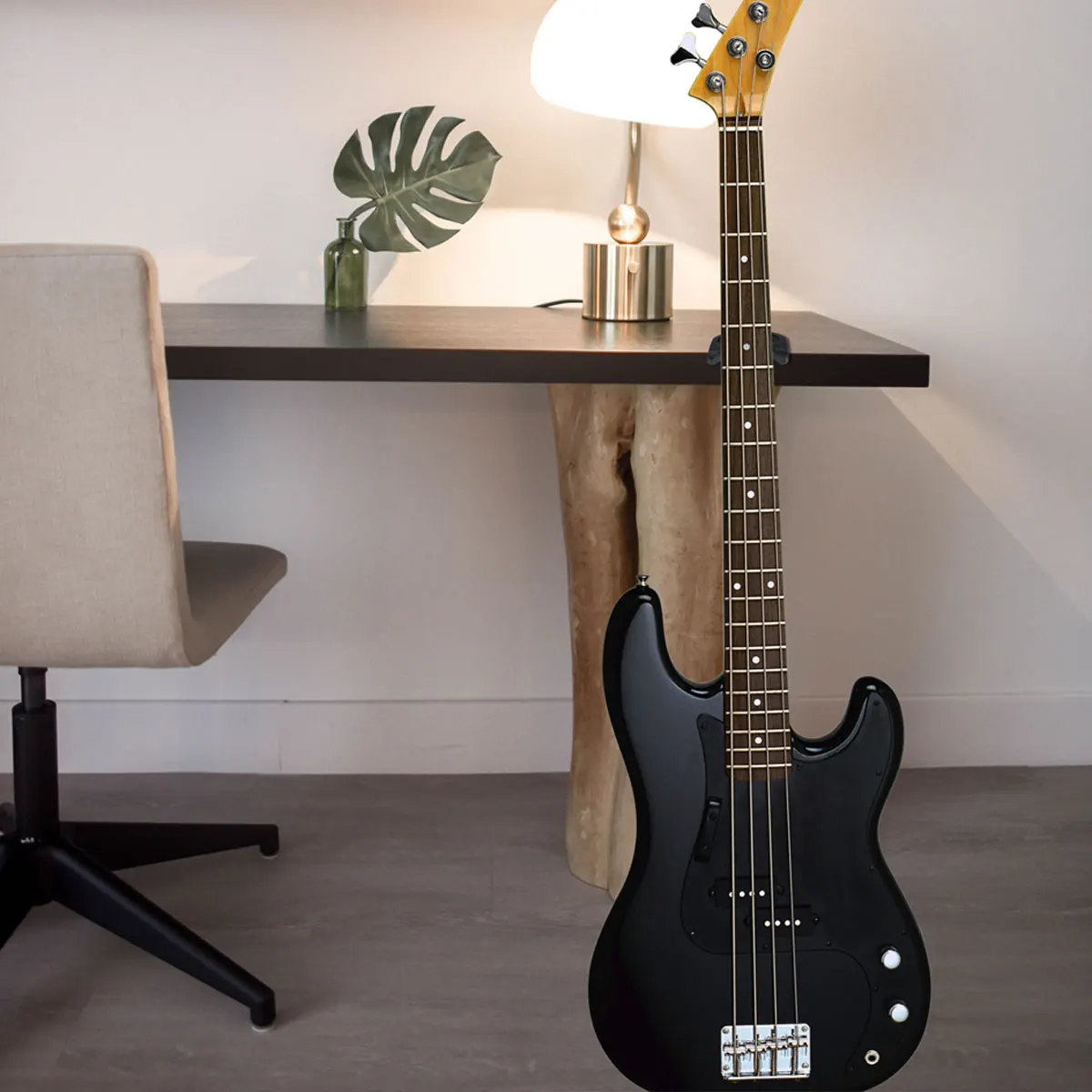 

1pcs Desktop Mount Stand Rest For Electric Bass Acoustic Guitars Foldable Portable Wave Design Friction Stable Black R182 Guitar