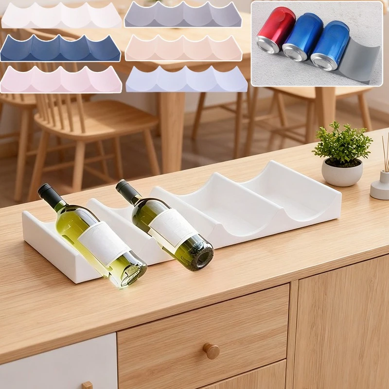 

New Stackable Wine Bottle Rack Pp Durable Non-slip Countertop Beverage Bottle Storage Rack Stores 10 Bottles Wine Küchenzubehör