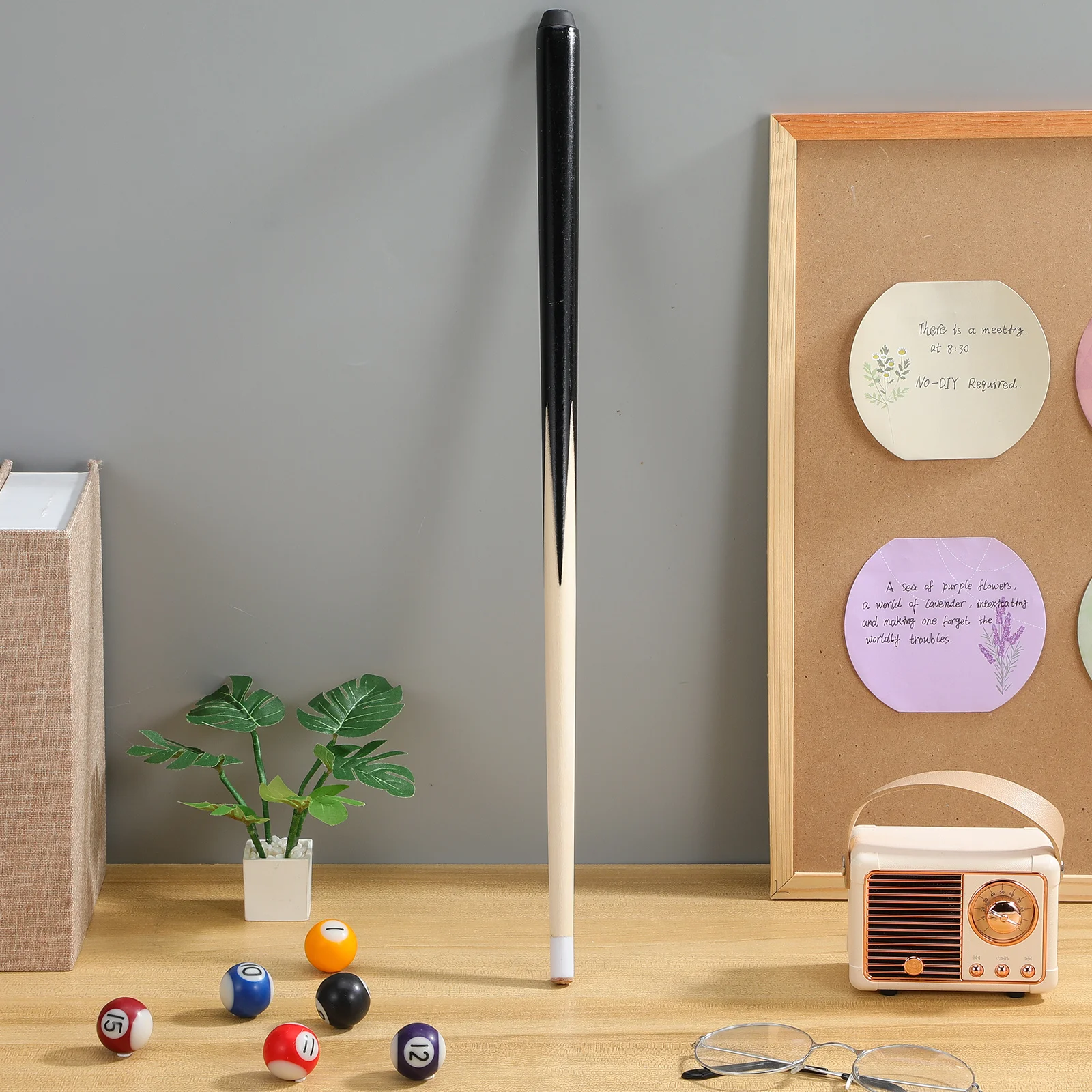 

Mini Pool Cue Stick for Kids Short Wood Billiard Table Game Lightweight Shaft Practice Stick Fun Snooker Game Home Entertainment