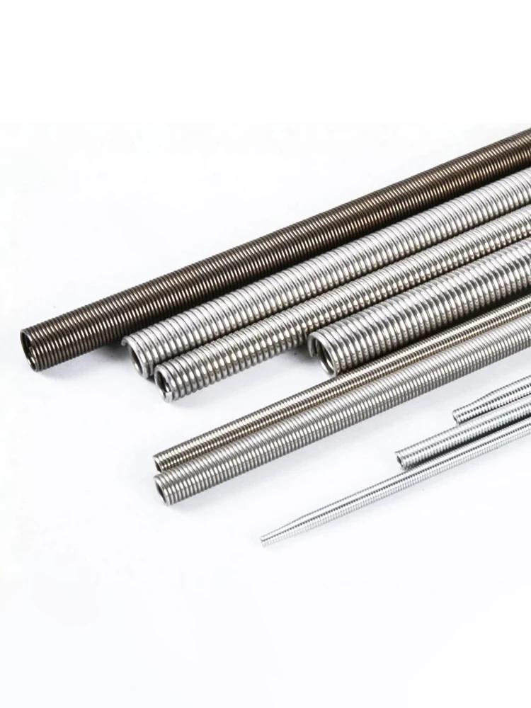 2PCS,1 Meter Long Flexible Tension Spring Metal Extension Coil Spring,0.9mm Wire Diameter*6/7/8/9/10/11/12mm Out Diameter*1000mm