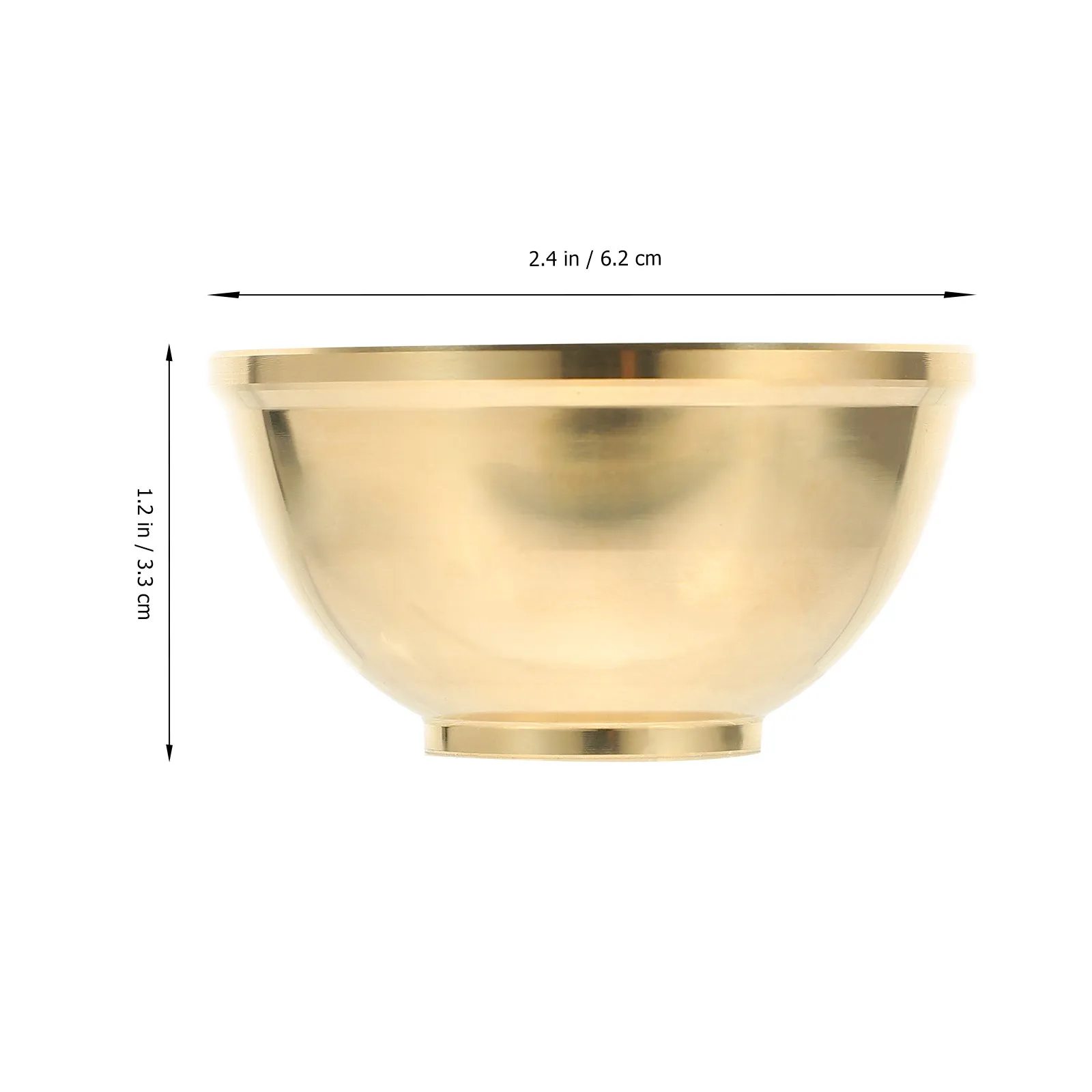 Prayer Bowls Ritual Buddhist Offering Large Copper Altar Golden Buddhism Water Holy Cup Buddha Buddhist Supply