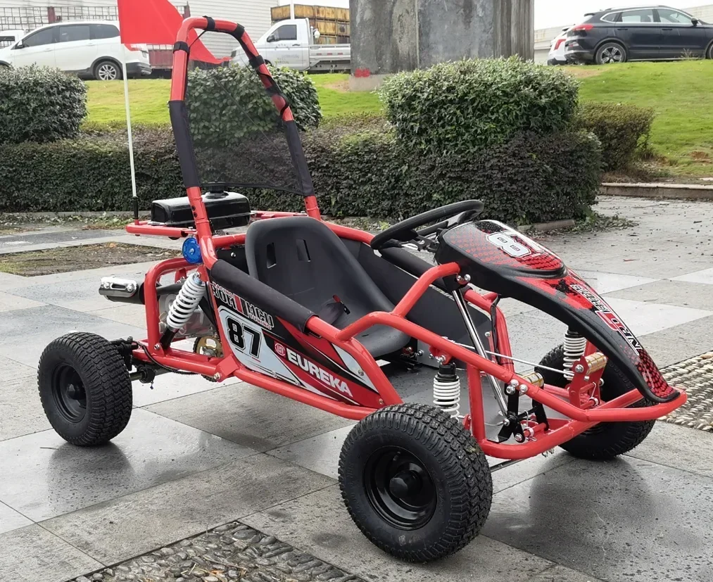 

Hot Sale Racing Karting Cars 4 Wheel 125cc Petrol Off Road Go Kart Buggy For Kids And Adults