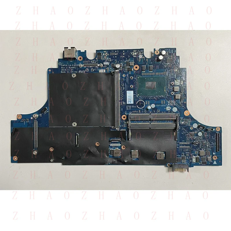 L+ For Dell Precision 17 7720 E3-1535M v6 CPU Laptop Motherbroad LA-E321P 0Y72J3