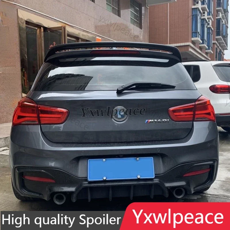 

For BMW 1 Series F20 116i 120i 118i M135i 2015 2016 2017 2018 AC Style Carbon Fiber/FRP Trunk Lip Wing Rear Roof Spoiler