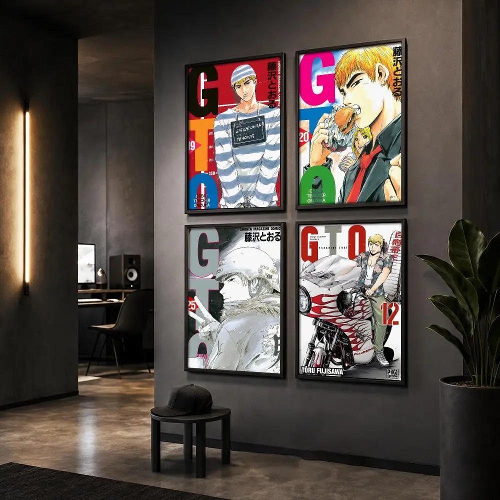 G-GTOGreat Teacher Onizuka Poster HD Home Wall Stickers House Hallway Living Room Bedroom Bar Office Decor Art Prints