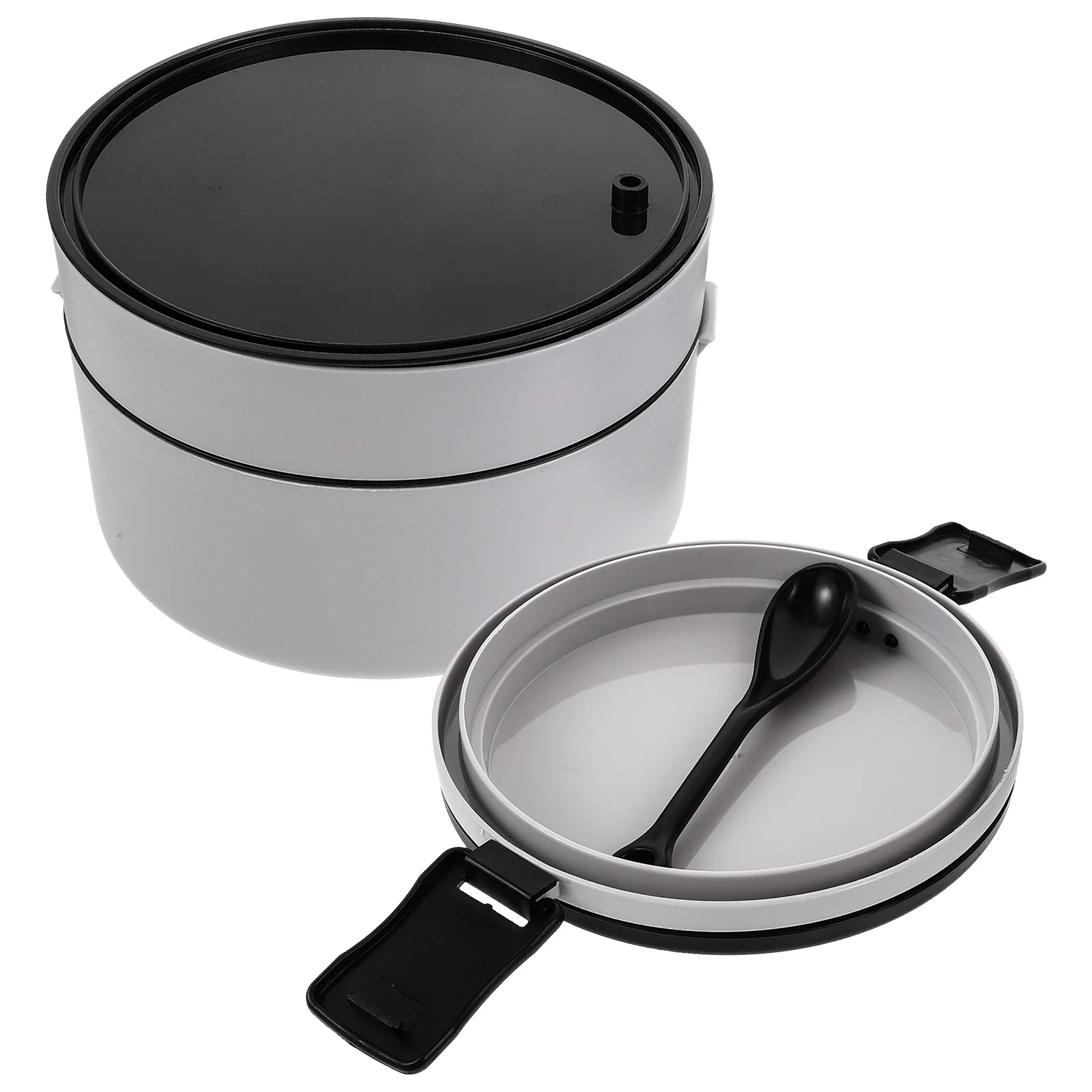 

Portable Bento Box Double Layer Plastic Lunch Container Large Capacity Microwave Safe Lunch Box for Adults Bento Boxes