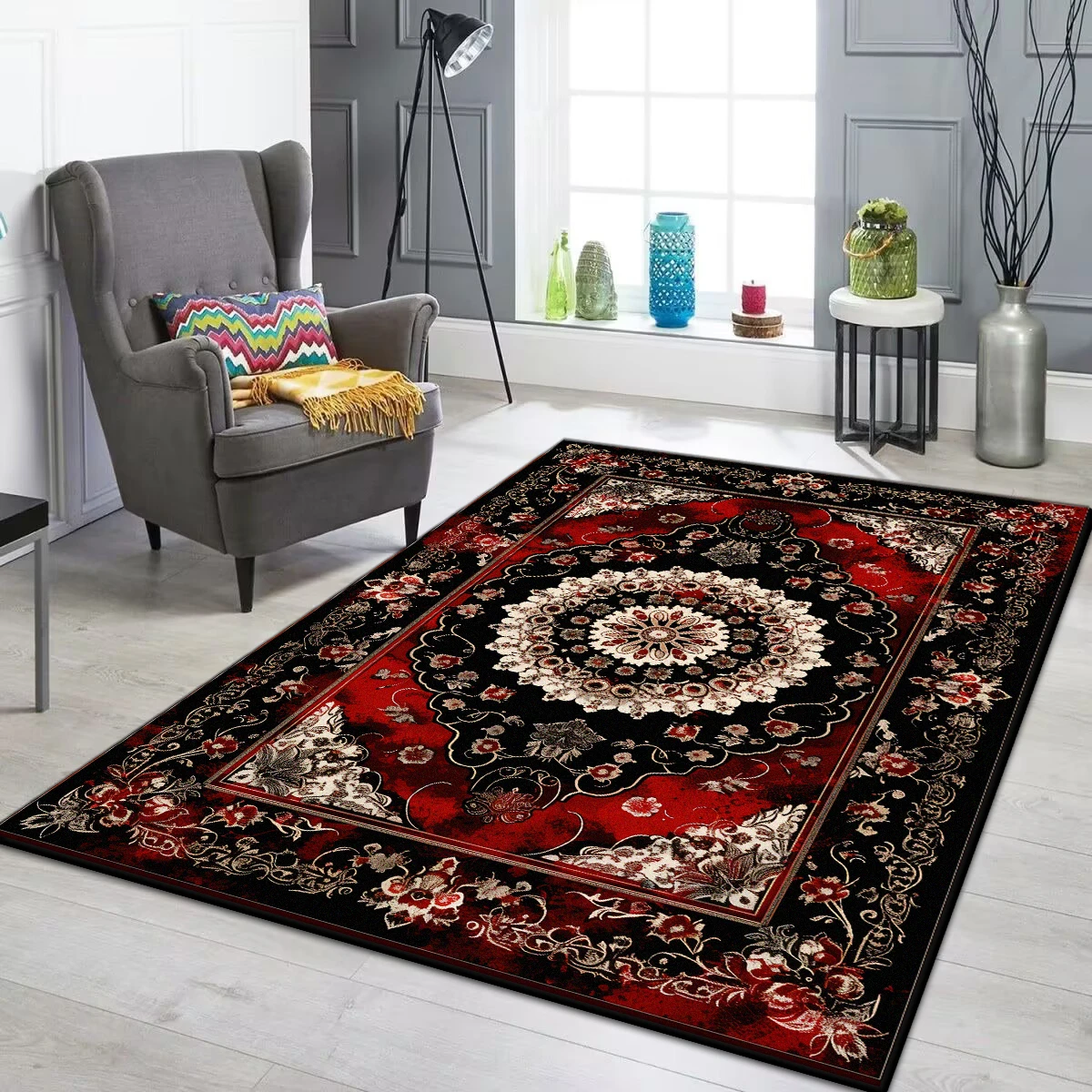 

Персидский роскошный ковер для гостиной, большой размер, нескользящий коврик для журнальных столиков, украшение для дома, коврик для спальни, гостиной, Tapis Salon