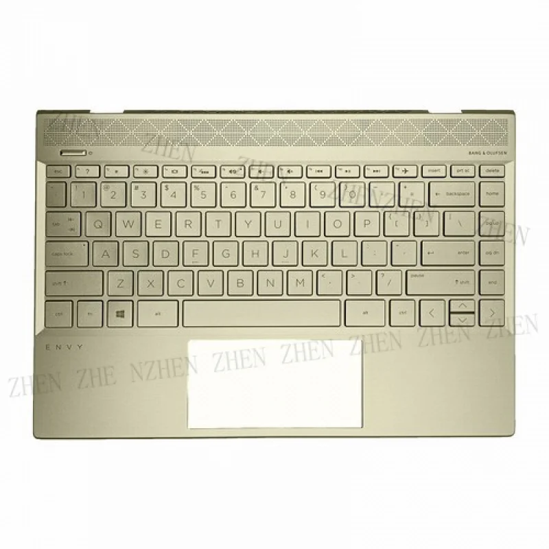 

Новинка Y для HP Envy 13-AH, верхняя часть упора для рук с клавиатурой с подсветкой, золото L19541-001