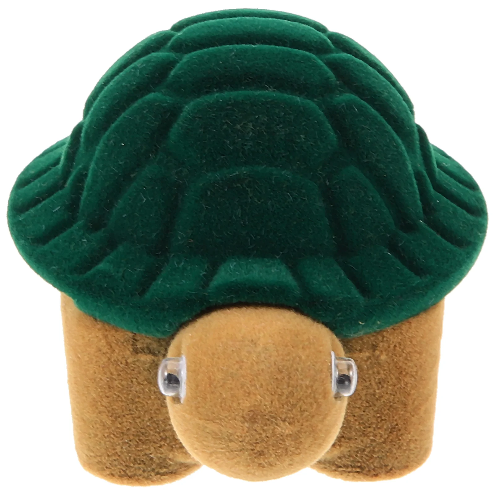 

Small Velvet Turtle Jewelry Box Earring Travel Case Necklace Animal Holder Child