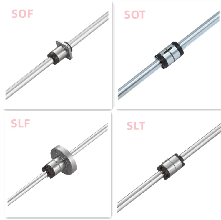 China Manufacturer Round Head Ball Screw Hot Sale Ball Spline Hollow/Solid Spline Shafts SLF006 SLF008 SLF010 SLF013 SLF016