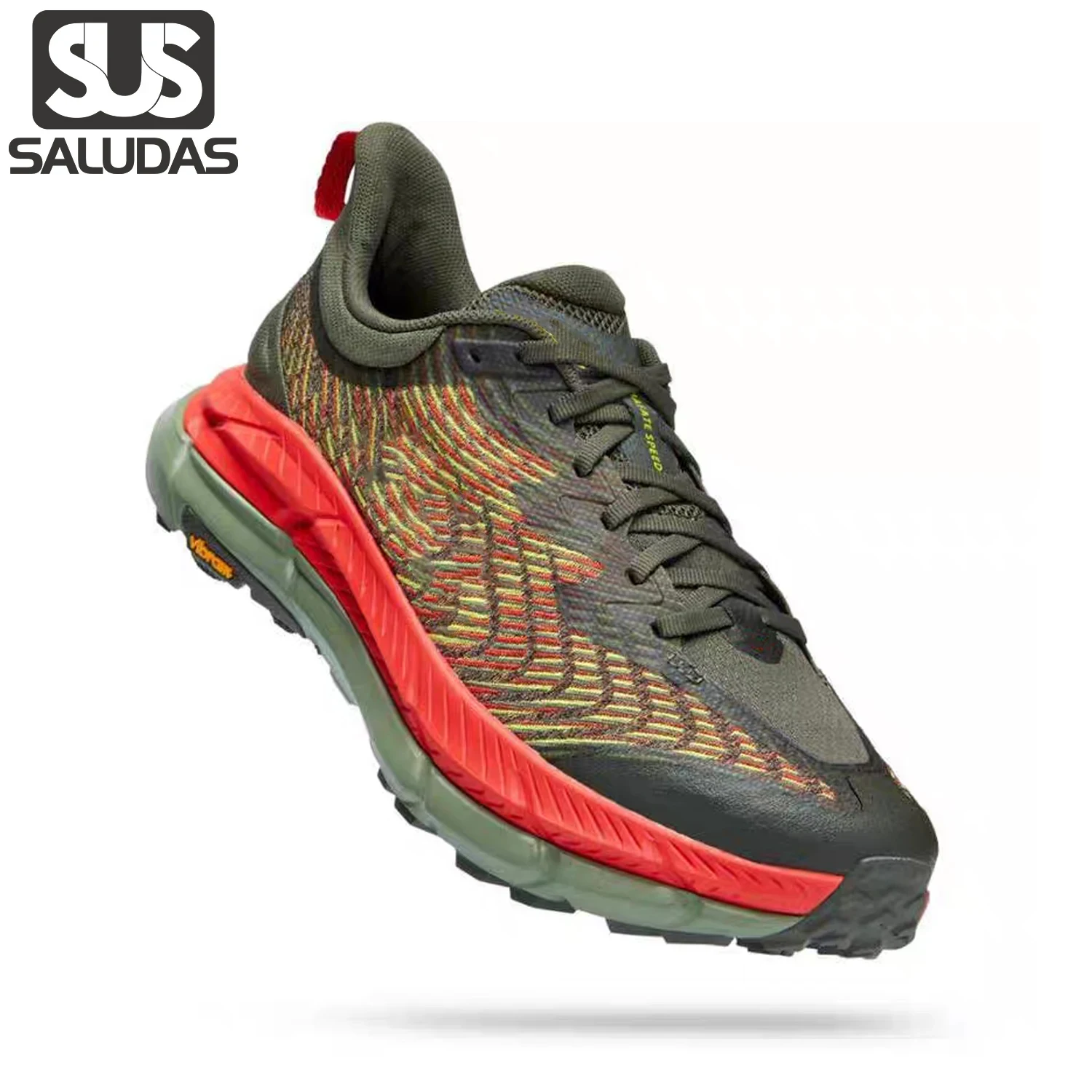 SALUDAS Original Trail Running Shoes Men and Women Mountain Camping Trekking Shoes Non-slip Outdoor Marathon Training Sneakers