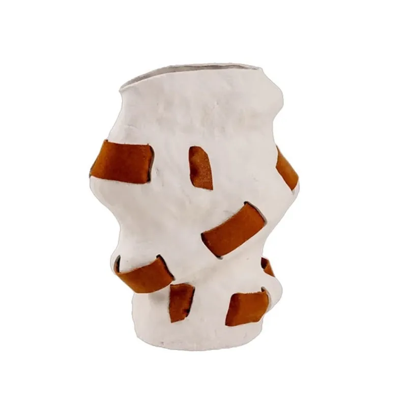 

Modern creative and simple vase ornament Home Hotel Flower arrangement Soft decoration