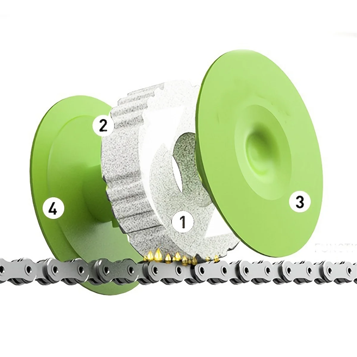 AAA87 Bike Chain Cleaner Öler Öler Zubehör Fahrrad Ketten Öl Roller Wartung Werkzeug Radfahren Getriebe Schmiermittel Werkzeuge