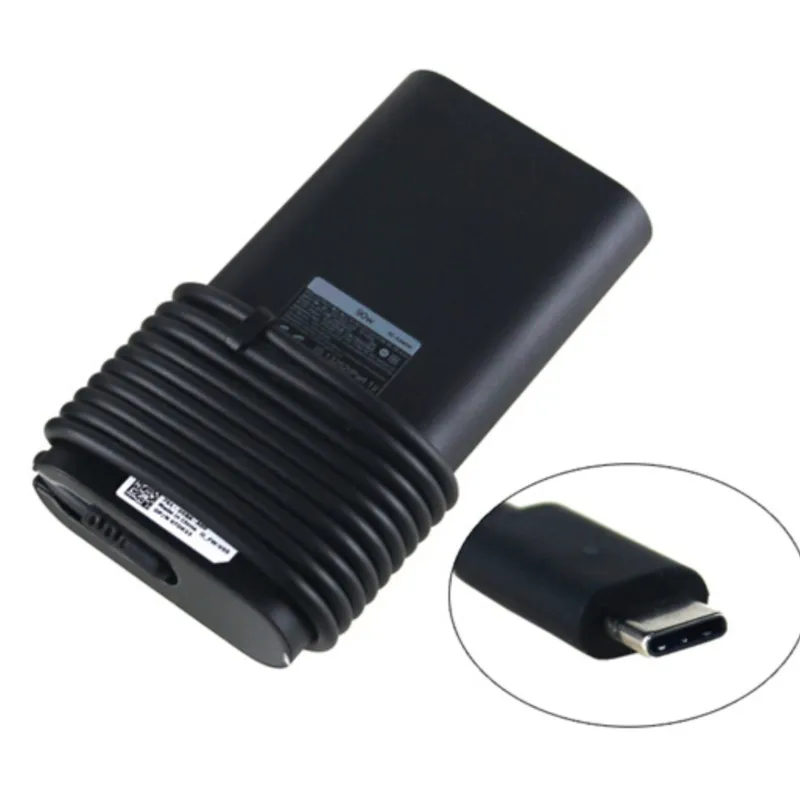Genuine 90w 20V 4.5A type-C PD USB AC adapter For Dell Thunderbolt3 Latitude 11 5175  XPS15-9560 m7520 Charger Power Supply