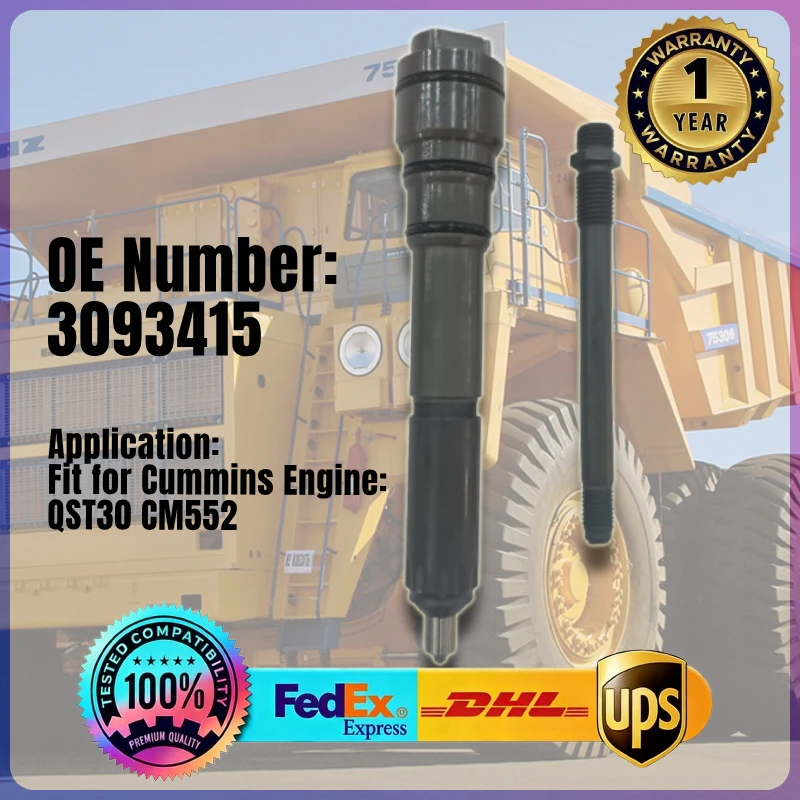 High Quality Fuel Injector 3093415 0432191448 for Cummins Engine QST30 CM552