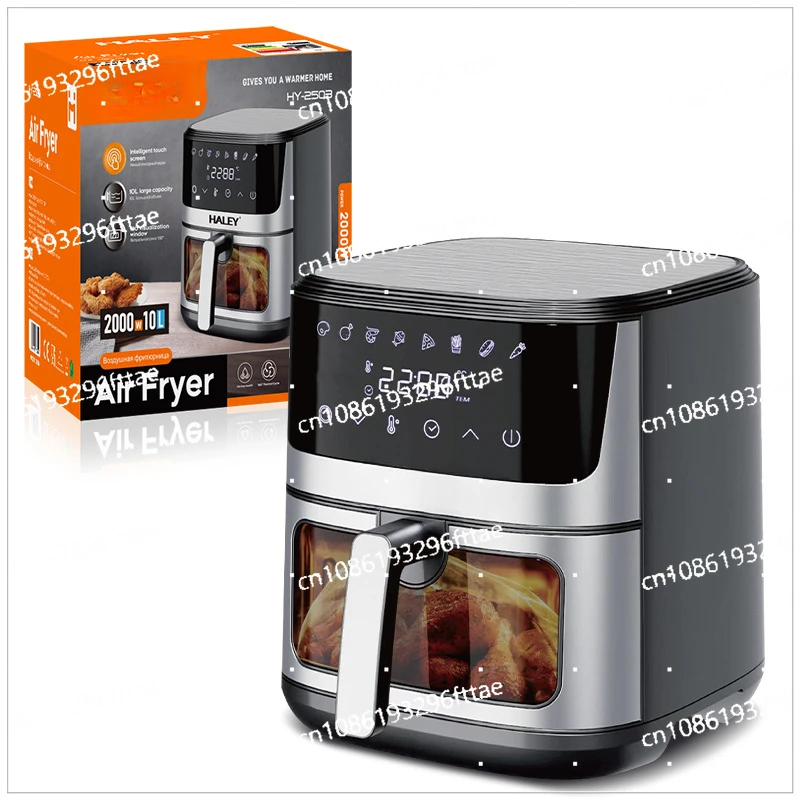 New Air Fryer Multifunctional Microwave Oven Household Large Capacity 10L Electric Oven Fully Automatic Smart