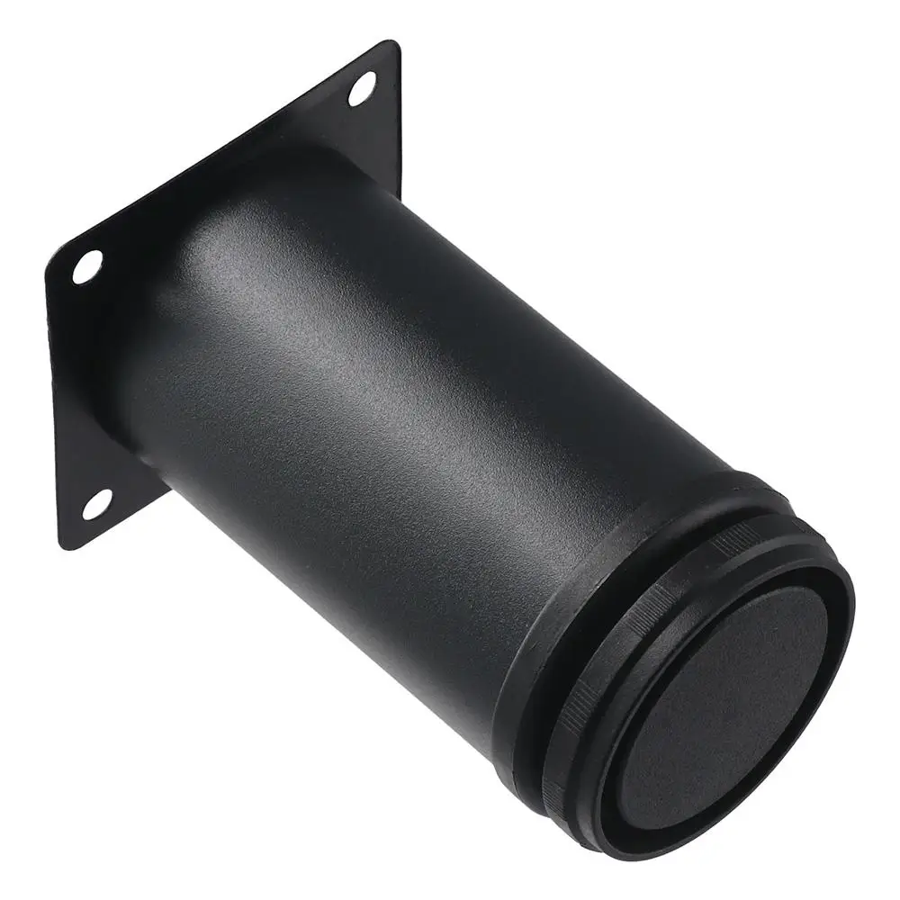 조정 가능한 4 인치 가구 다리 스테인레스 스틸 블랙 금속 캐비닛 다리 테이블 다리 확장기 소파