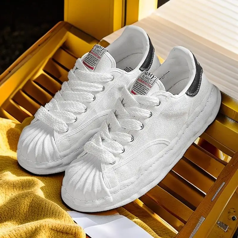 MEN'S AND WOMEN'S  SHELL HEAD FASHION PLATFORM  CASUAL SHOES