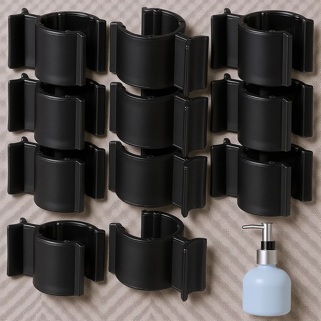 30 Uds. Clips de hebilla de plástico de bloqueo de bomba de aceite de limpieza a prueba de fugas para dispensador de loción accesorios de bomba de botella Clips de champú