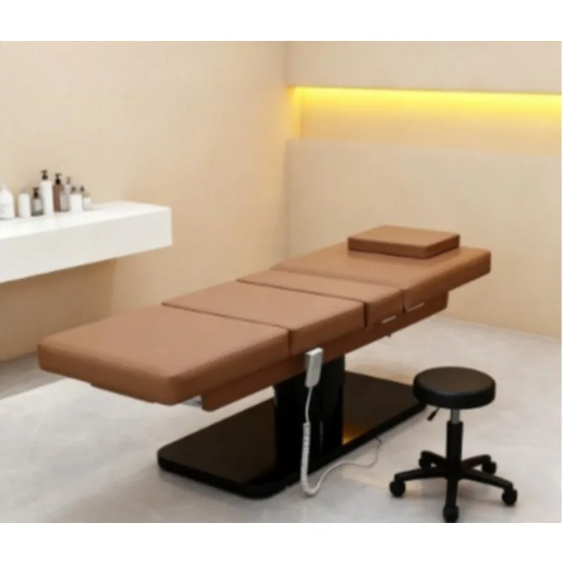 Electric beauty bed Beauty micro folding  Beauty salon special tattoo Rotating multi-functional chiropractic