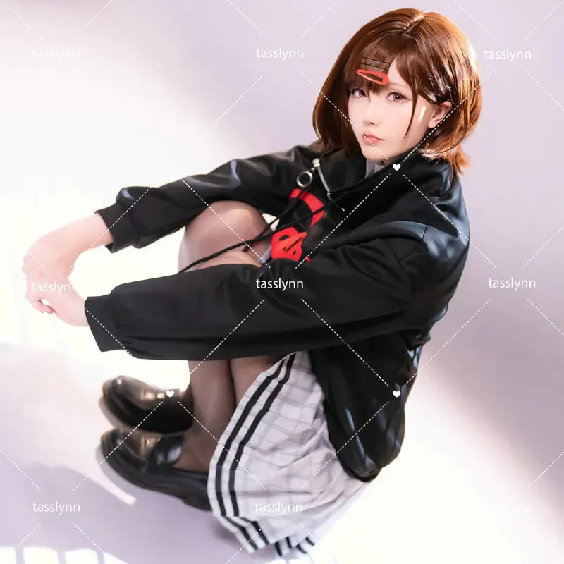 

qq34Anime THE IDOLM STER SHINY COLORS Noctchill костюмы для косплея Higuchi Madoka толстовки с капюшоном юбка