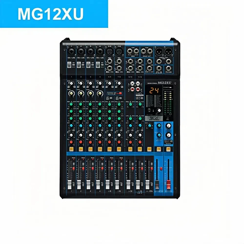Paulkitson MG20XU Professional Audio Mixer Sound System 20 Channels Digital Audio Console DJ Controller/Audio Console Mixer