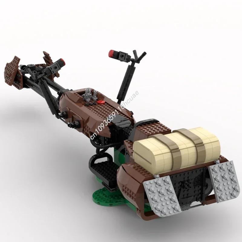 Star Battle Scout Trooper Mega Figure Speederbike Model Moc Building Blocks Bricks Diy Creative Assembly Kid Holiday Gift Toys