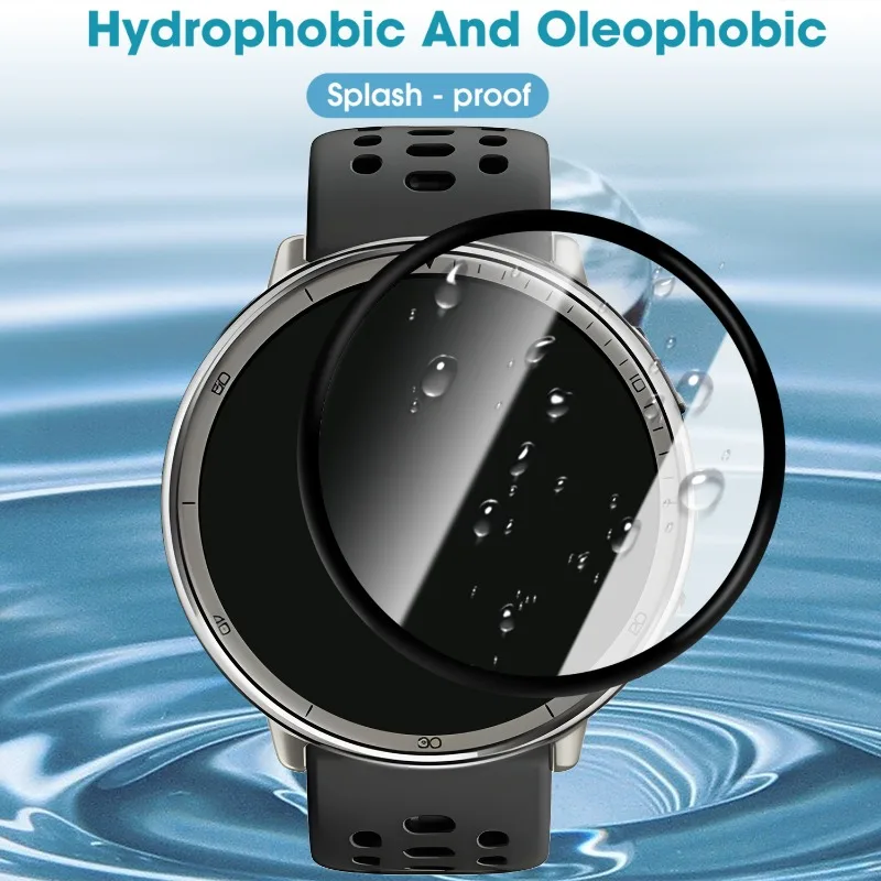 Film Pelindung Layar 3D untuk Amazfit Active 2 Jam Tangan Pintar Film Pelindung Cakupan Penuh untuk Amazfit Active2 Bukan Kaca Tempered