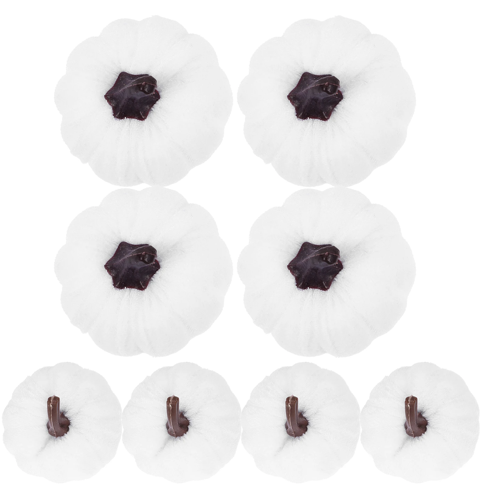 

8Pcs Foam Pumpkins Artificial Halloween Pumpkin Decor Harvest Festival Fake Pumpkin Ornaments for Fall Home Decoration Party