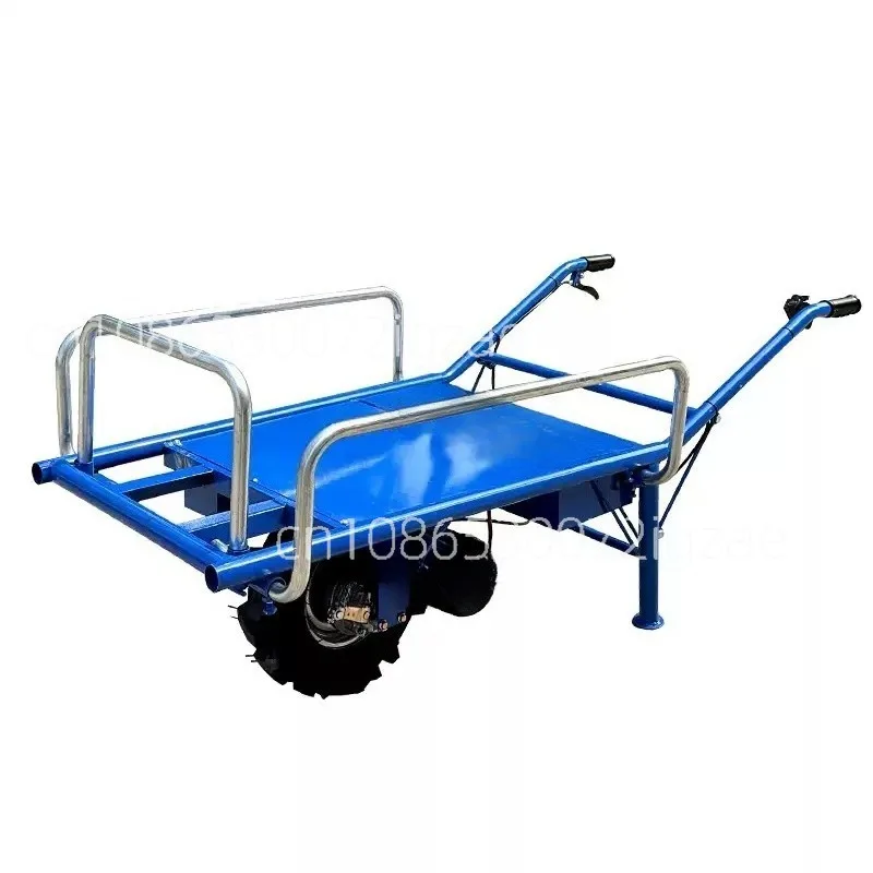 

Agricultural electric climbing hand push small orchard transportation unicycle single wheel creeper lithium battery trolley