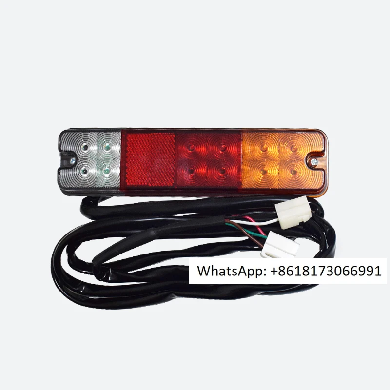 Hangzhou Forklift Rear Double sided Hangzhou Forklift LED Square Turn Forklift Brake Three Color Rear Tail Light