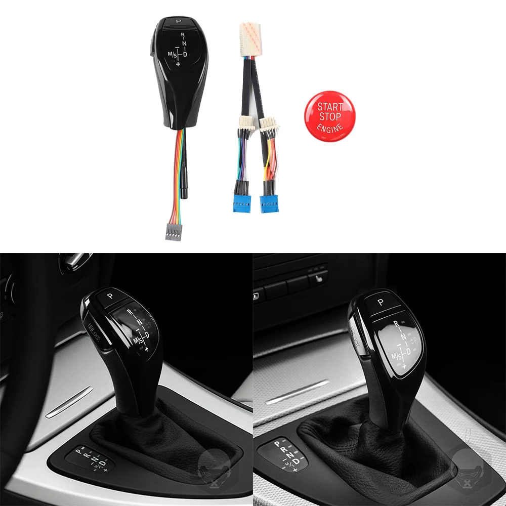 

For BMW 5 Series E60 E61 2003 2004 2005 2006 2007 Replacement LED Gear Shift Knob Panel Car Interior Modification Accessories