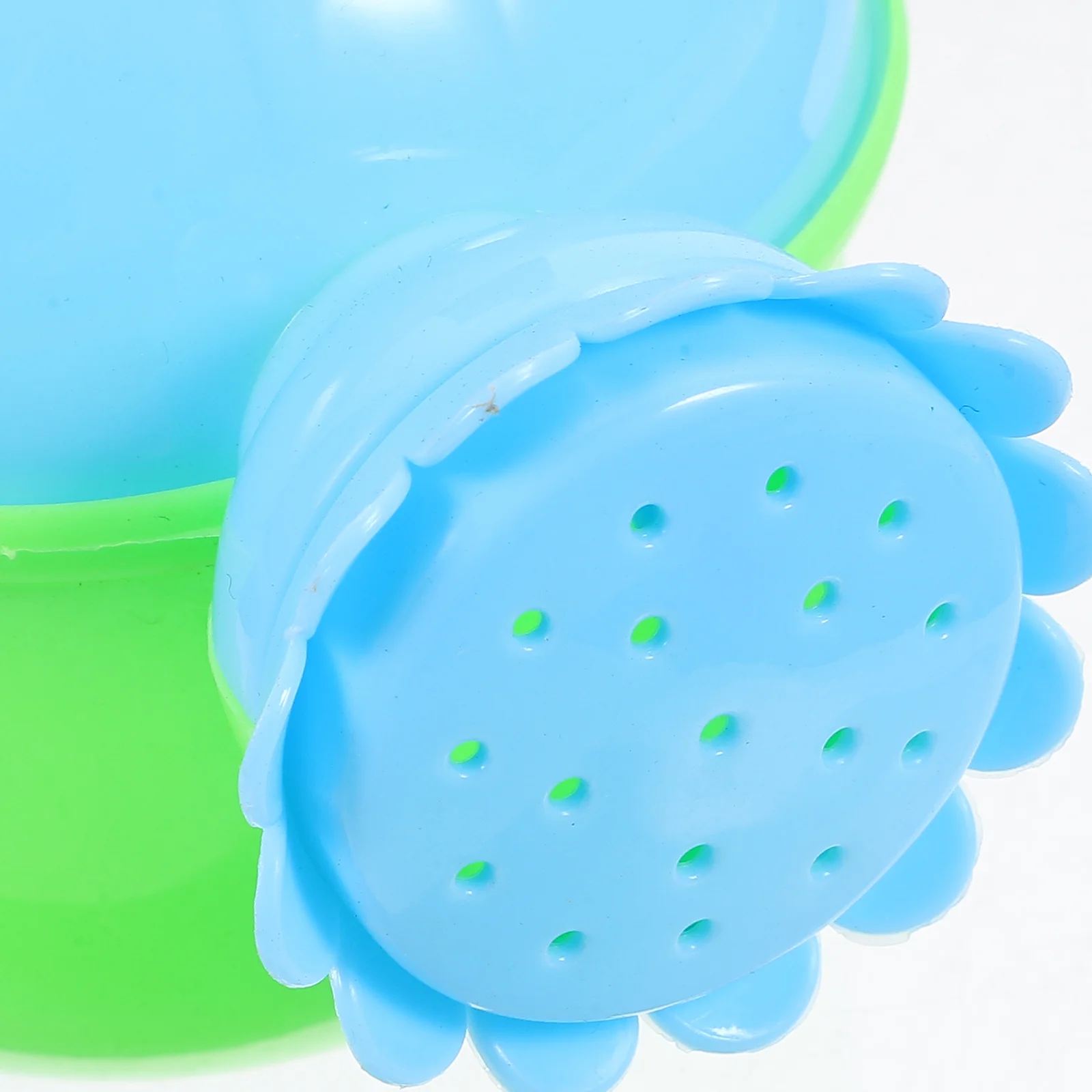 2 قطعة وعاء سقي بلاستيكي للأطفال الصغار وقت الاستحمام الإبداعي لعب لعبة المياه في الهواء الطلق الطفل الآمن استيعاب مهارة بناء الرش #4