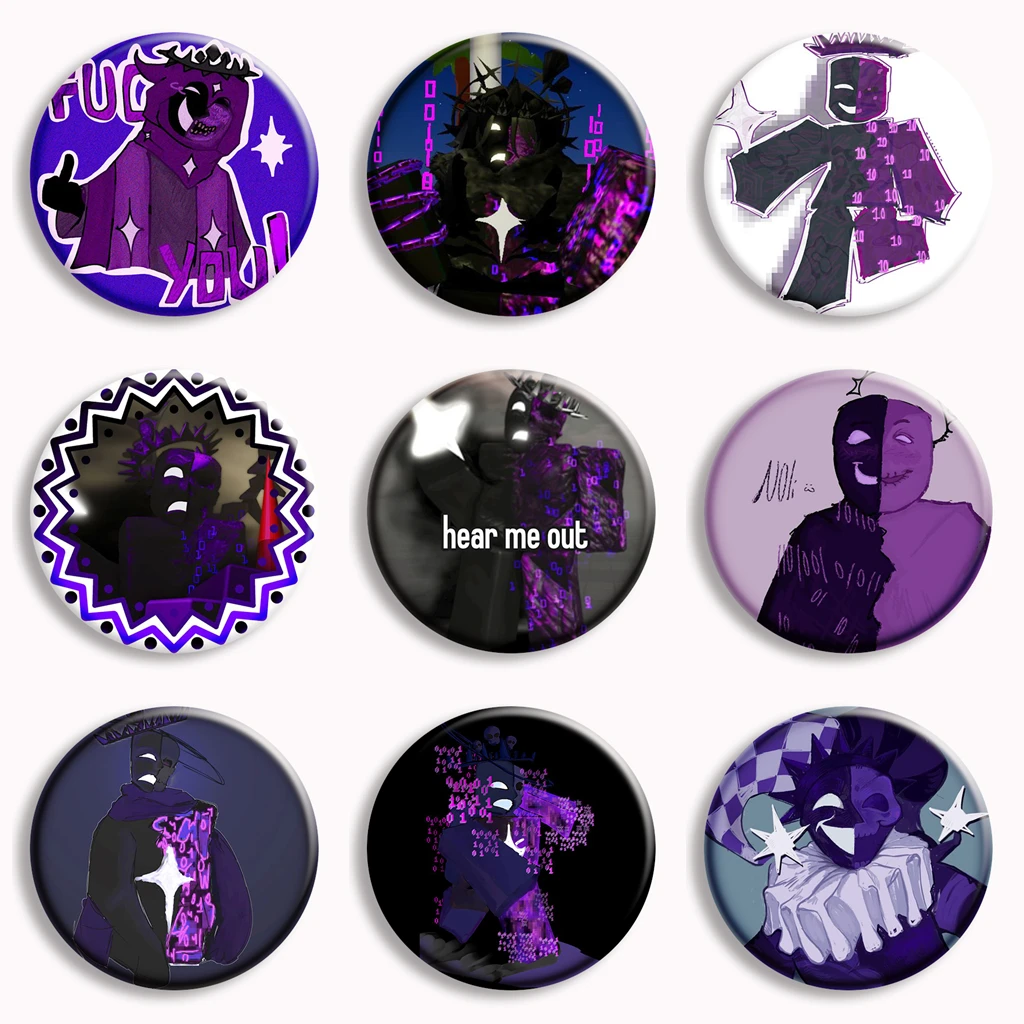 Noli Anime Soft Button Pin Game Character Noli Hear Me Out Brooch Badge Bag Decor Accessories Gamer Collect Fans Collect Gifts