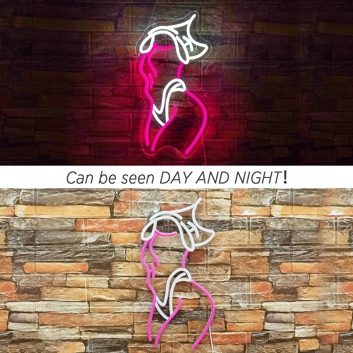 Sexy Lady Neon Signs For Wall Decor Woman Body Pink LED Lights Room Decoration For Dance Game Club Bar Striptease Party USB Lamp