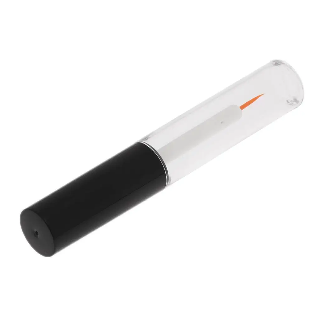 2 stuks 4 ml hervulbare lege helder acryl flesjes buis/mascara/vloeistof met borstel lijmbuis
