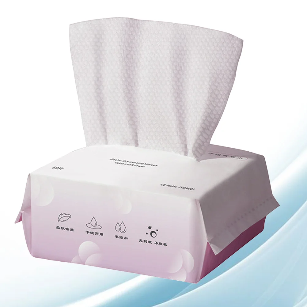 1 حزمة مناديل صحية جافة أو مبللة المتاح منشفة الوجه ضوء العناية الشخصية ماكياج إزالة الوسادة للحزب على الذهاب استخدام ماكياج