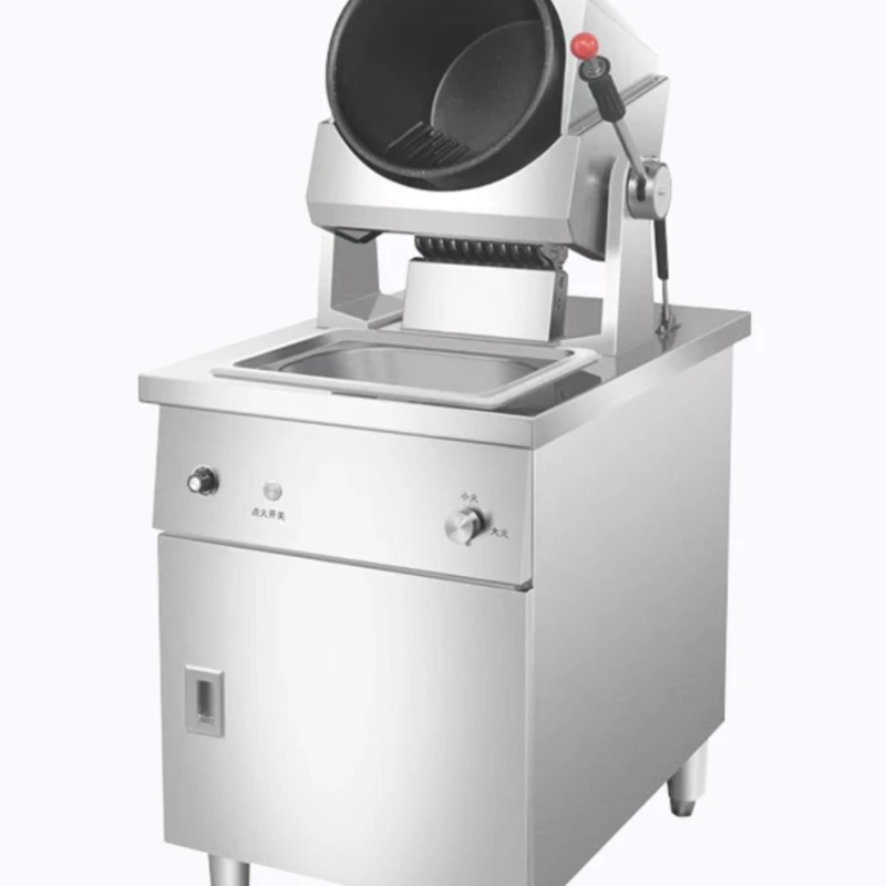 

Commercial automatic gas stir-fry machine, fried flour fried rice, cooking robot