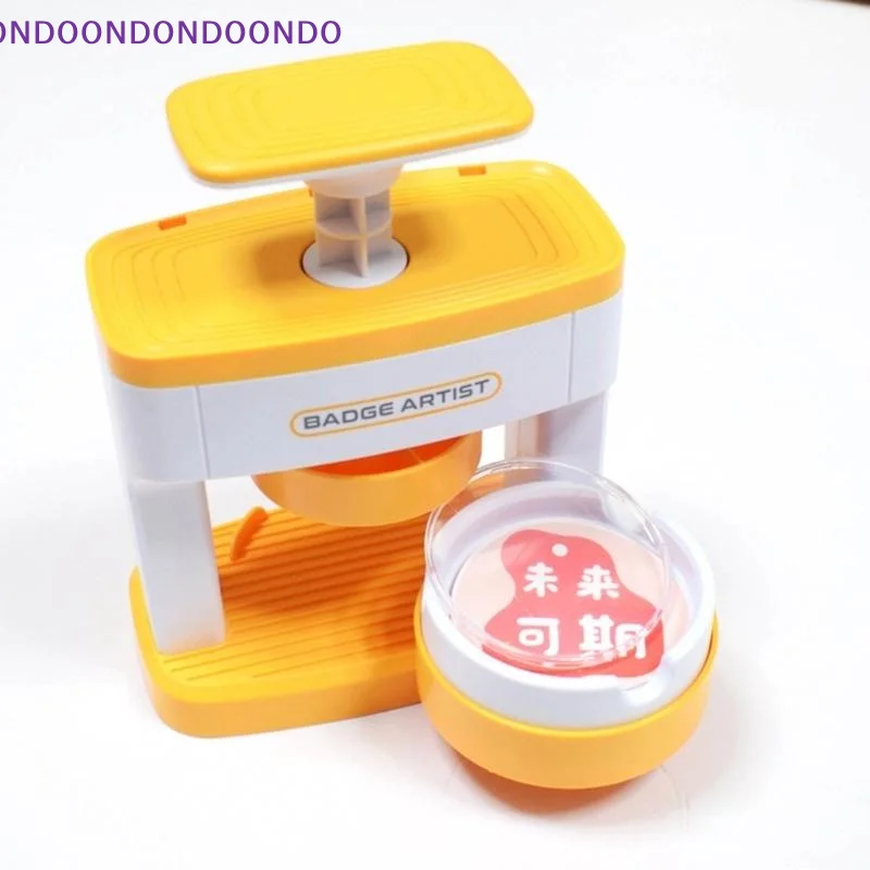Kid Gift Badge Button Maker Machine Set, DIY Pin Button Press Badges Maker Machine With 48Pcs Button Parts+Picture+Circle Cutte