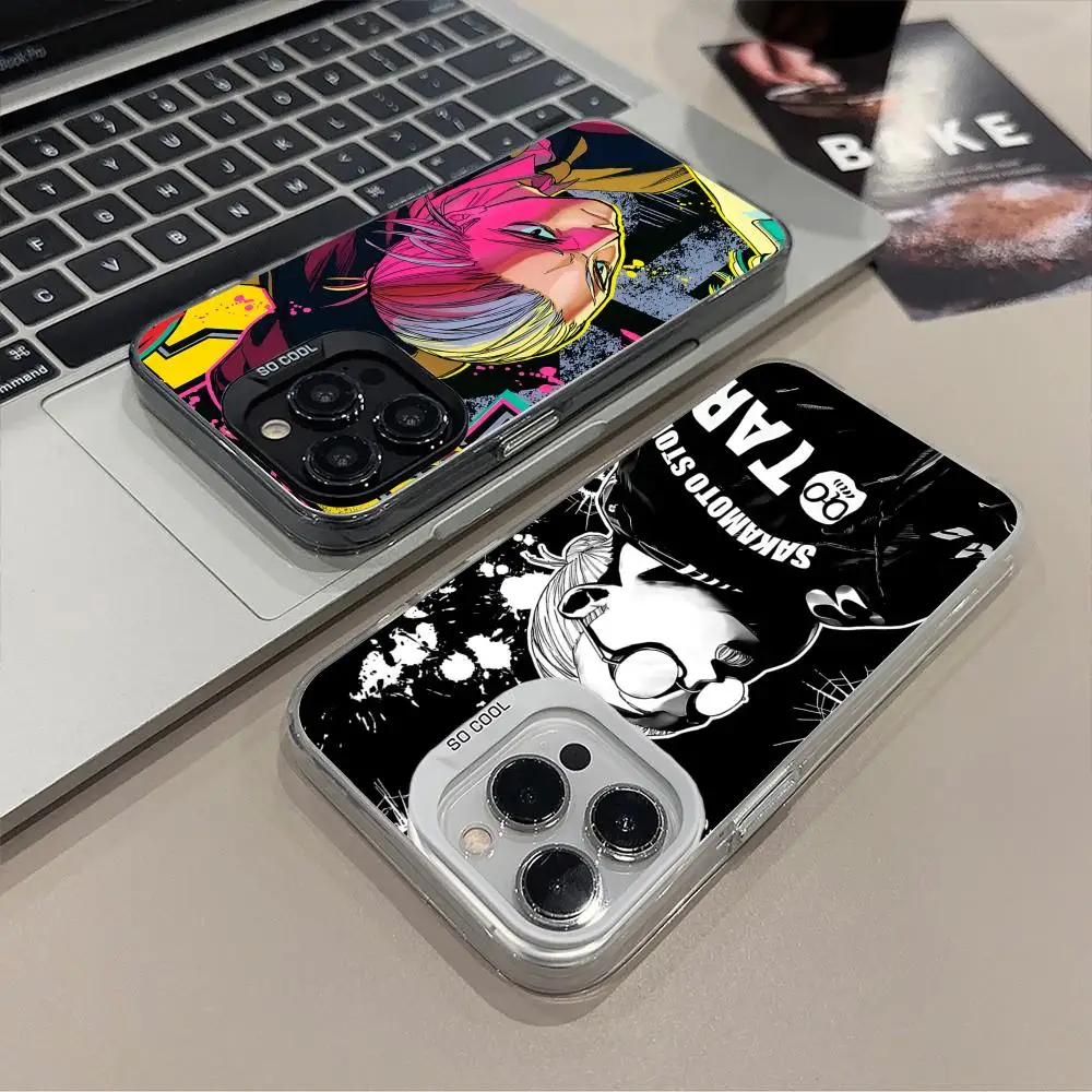 

Sakamoto Days Taro Phone Case for iPhone 17 16 15 14 13 12 11 X XR XS Air Pro Max Plus Black Colorful Silver Cover