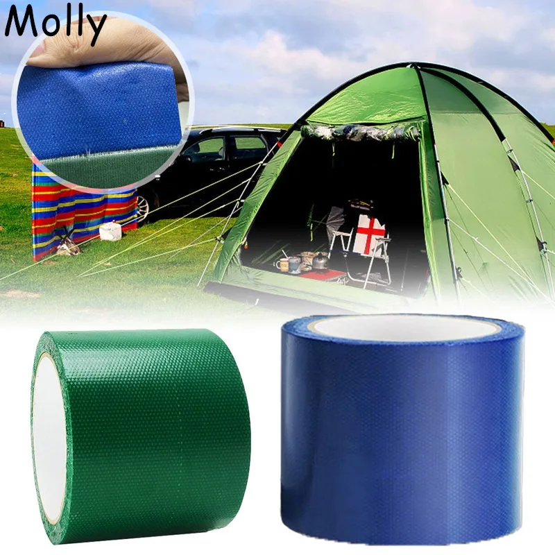 

RV Tent Repair Tape Waterproof Tarpaulin Special Leak Repair Tape High Adhesive Picnic Tent Repair Tape Awning Cloth Restoration