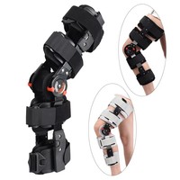 Hinged Leg Knee Brace Knee Joint Immobilizer Orthosis Stabilizer for Injury Medical Orthopedic Support Stabilizer After Surgery