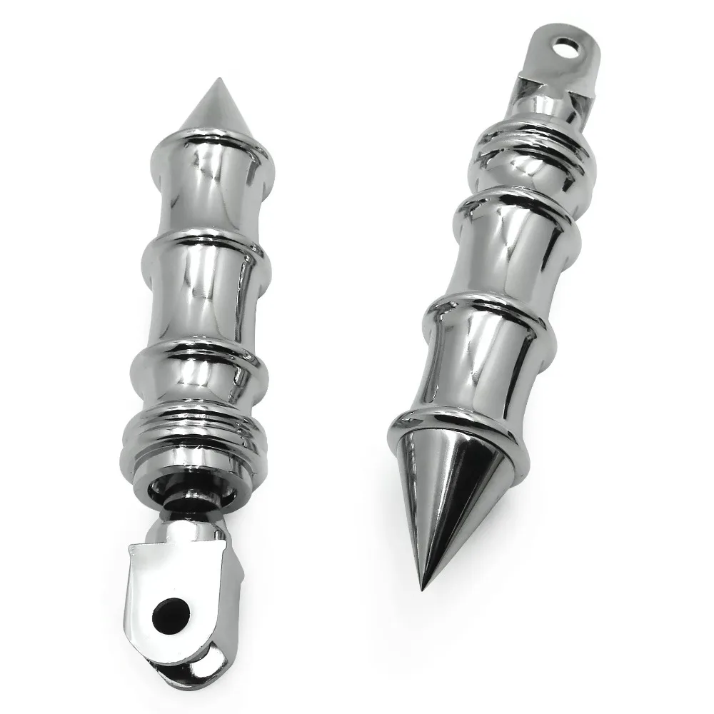 Pair of Foot Pegs for Honda Shadow ACE 750/Spirit/Aero/Phantom/RS Models 2000-2015 VTX 1300C 2004-2009 Aftermarket Spike