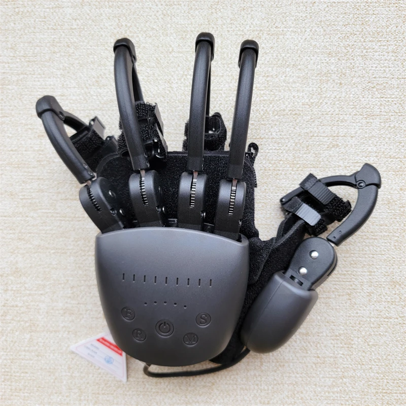 Super Strong Mechanical Power ปลอดภัยและ Powe ul Stroke Hemiplegia Robot Rehabilitation Gloves