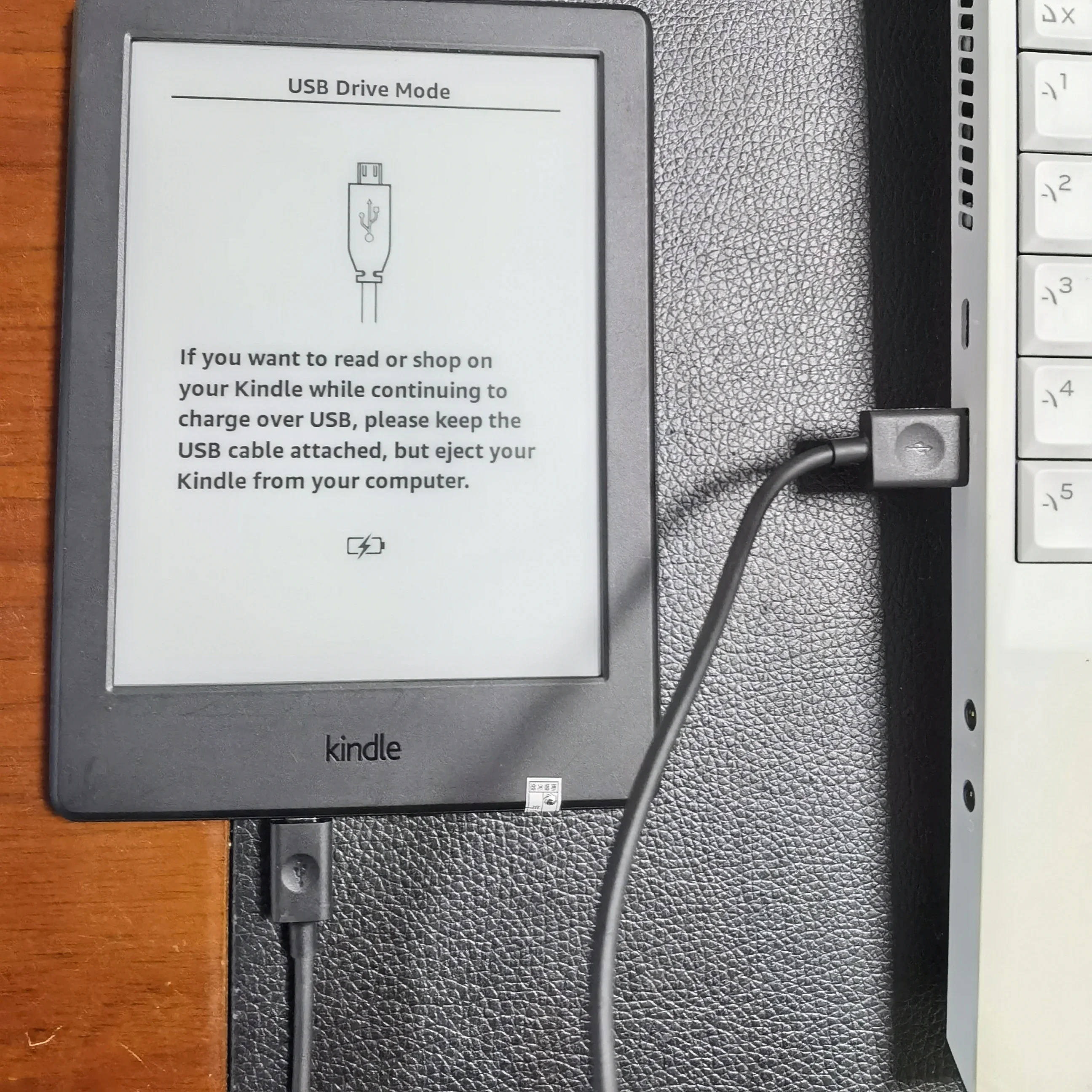 For kindle Original EU Charger With Cable White color