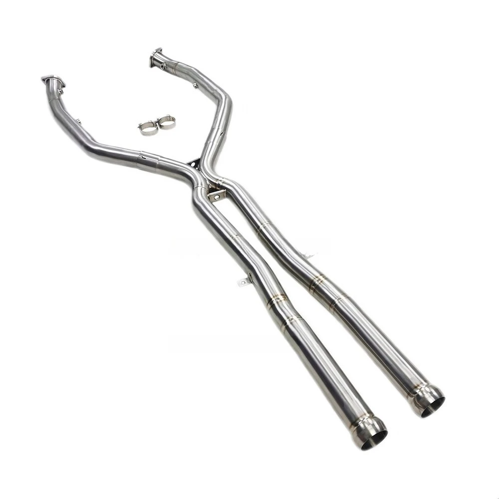SuperSprint X-Pipe No Resonators for M3 E90 E92 E93 S65 4.0L V8 Engine 1.2mm Thick Titanium Exhaust Pipe