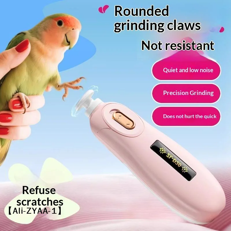 【A】1Pcs Parrot Claw Grinder, Electric Tooth And Nail Grinder, Nail Clippers For Paeonia, Tiger Skin, And Monk Parrots