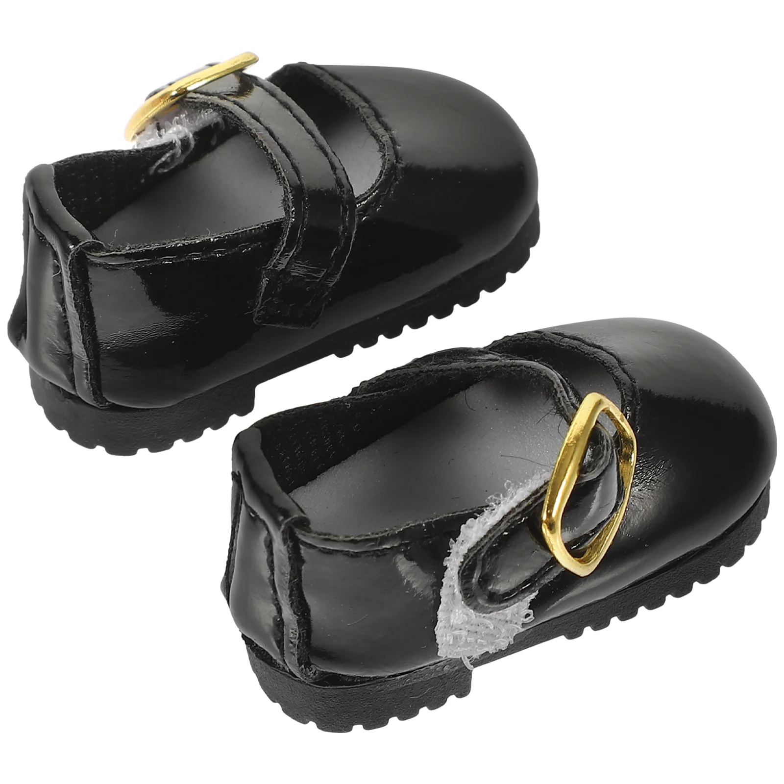 Mini 6 Punten BJD Schoenen Zwart 45x22 cm Baby Meisje Eerste Wandelen Rok Dress Up PU Mode Leuke decoratieve Geschenken