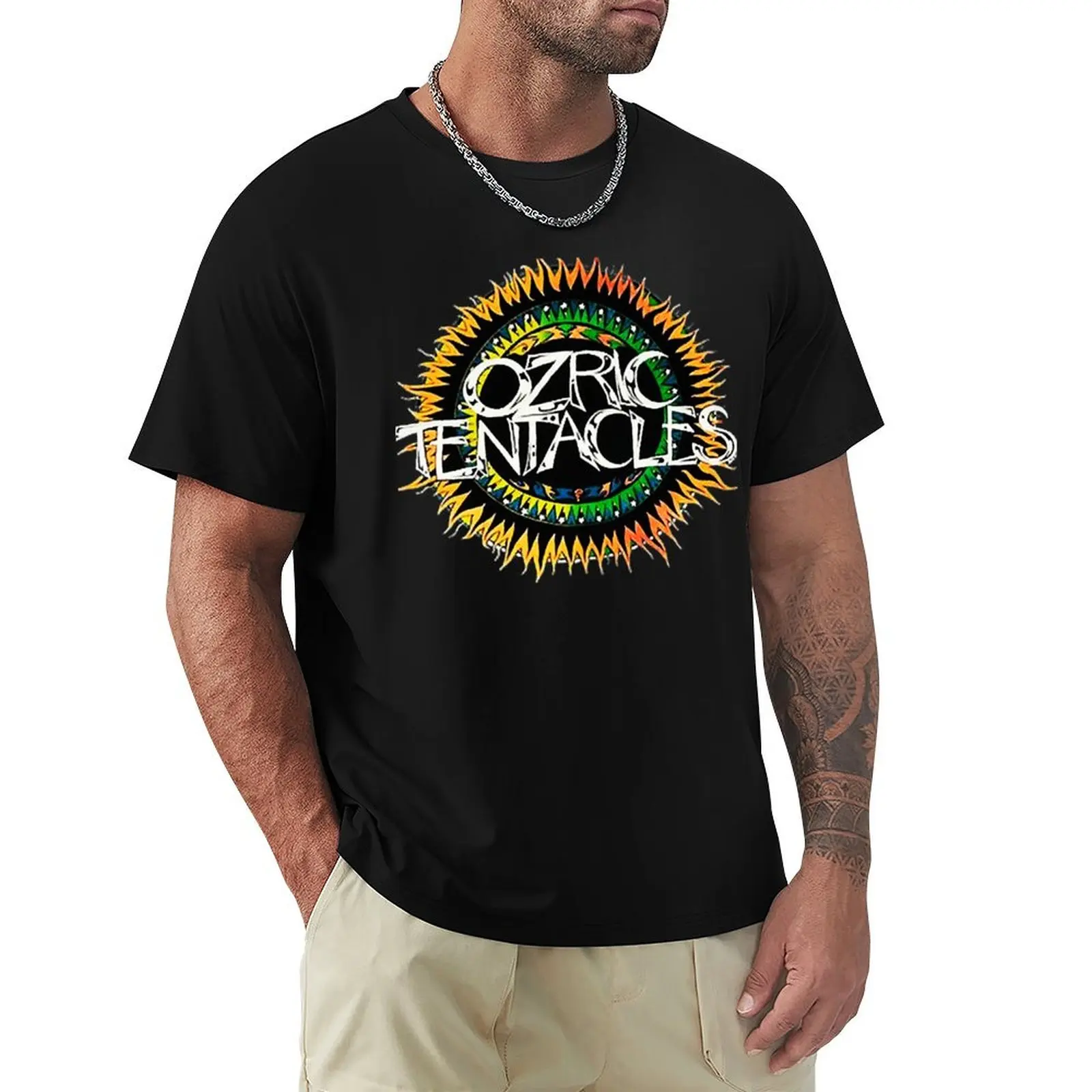 

ozric tentacles band T-Shirt kawaii clothes customs baggy shirts shirts graphic tees mens big and tall t shirts